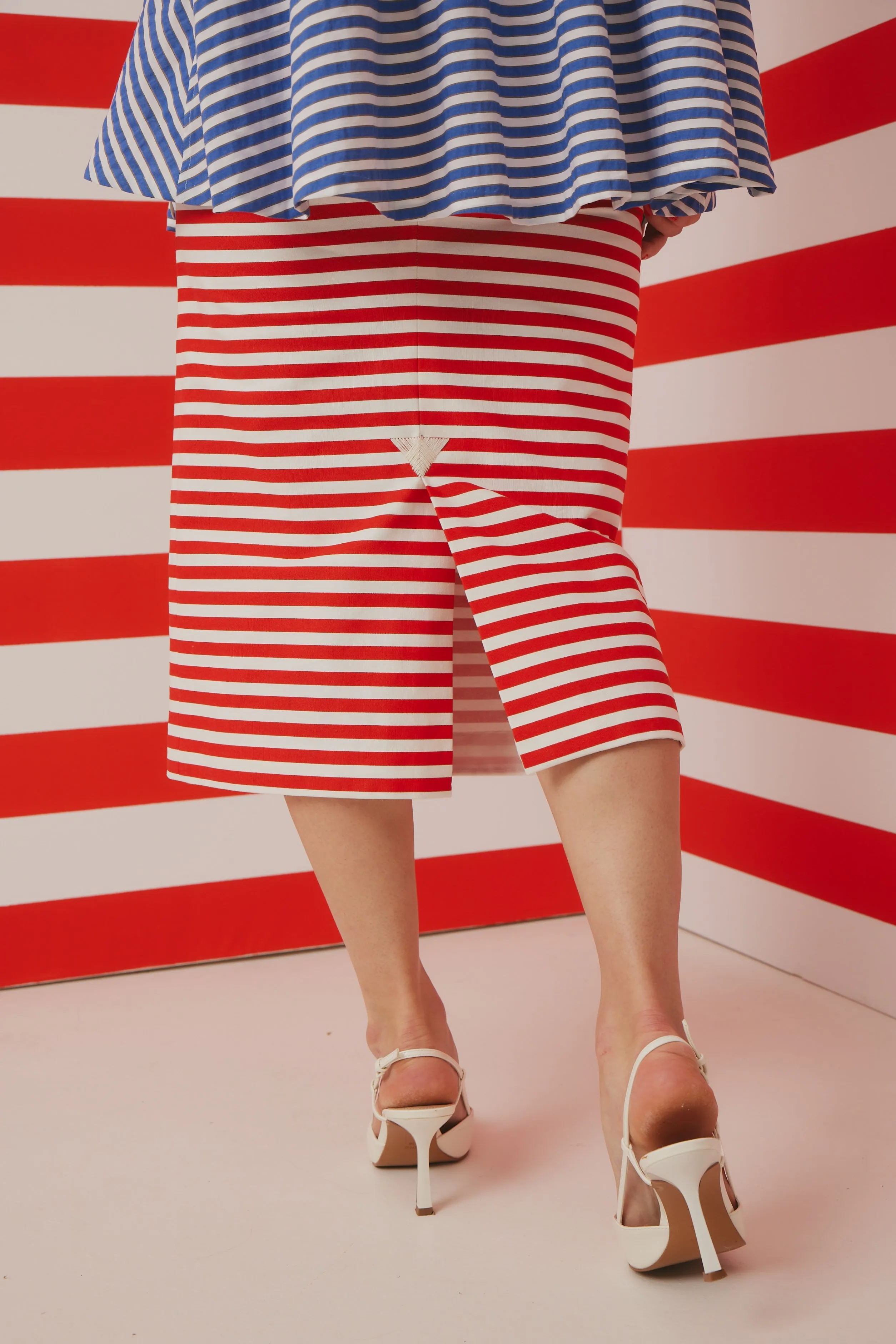 67-9 Longuette skirt without a waistband