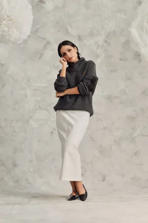 67-9 Longuette skirt without a waistband