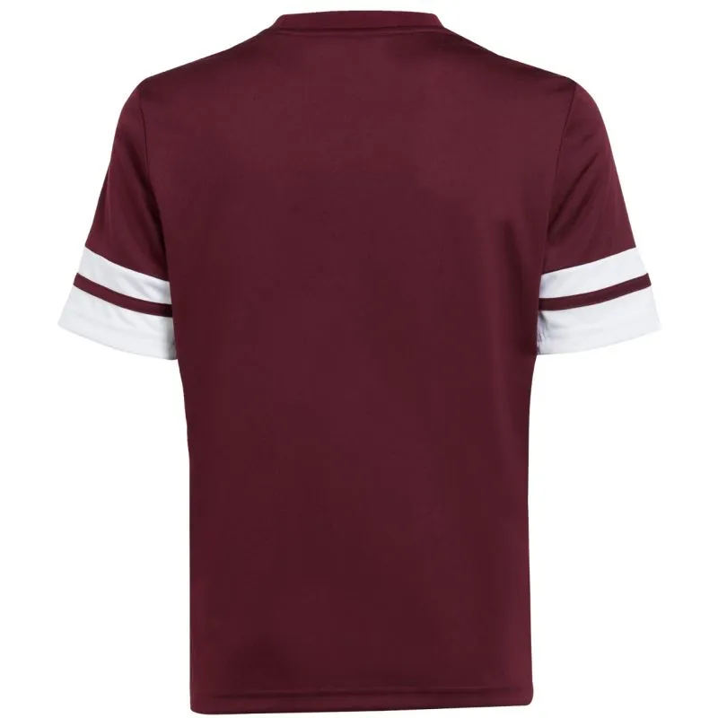 Adidas Junior Squadra 25 Quick-Dry Football T-Shirt in Bold Red
