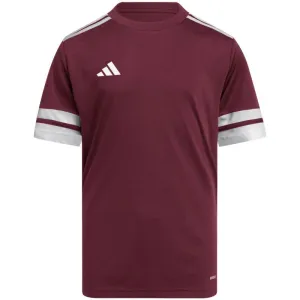 Adidas Junior Squadra 25 Quick-Dry Football T-Shirt in Bold Red
