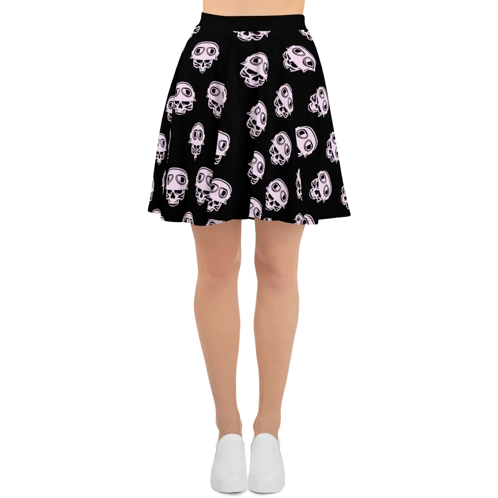 Always Look On The Bright Side of Death Skater Skirt