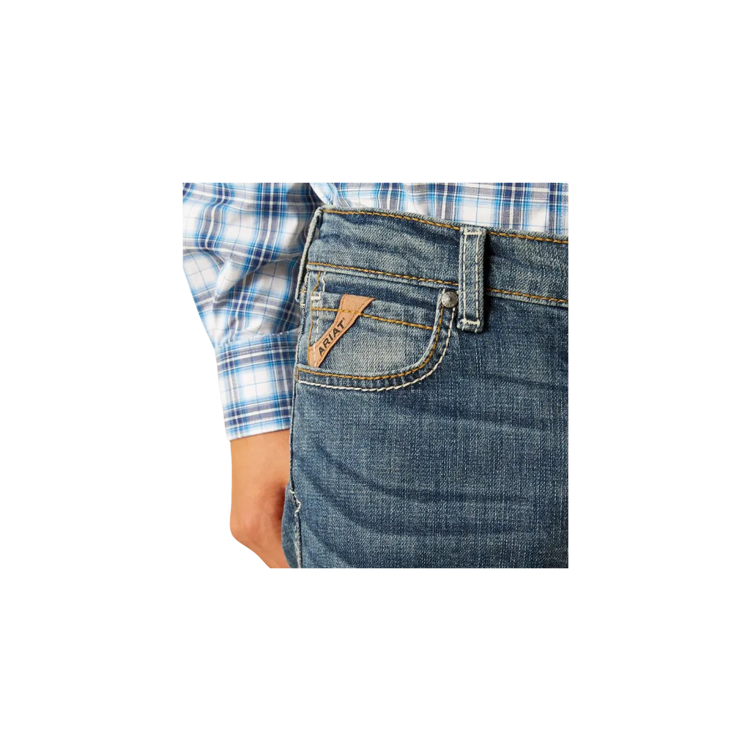 Ariat Kid's B4 Relaxed Sebastian Boot Cut Wave Jeans