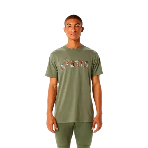 Asics Wild Camo T-shirt Lichen Green