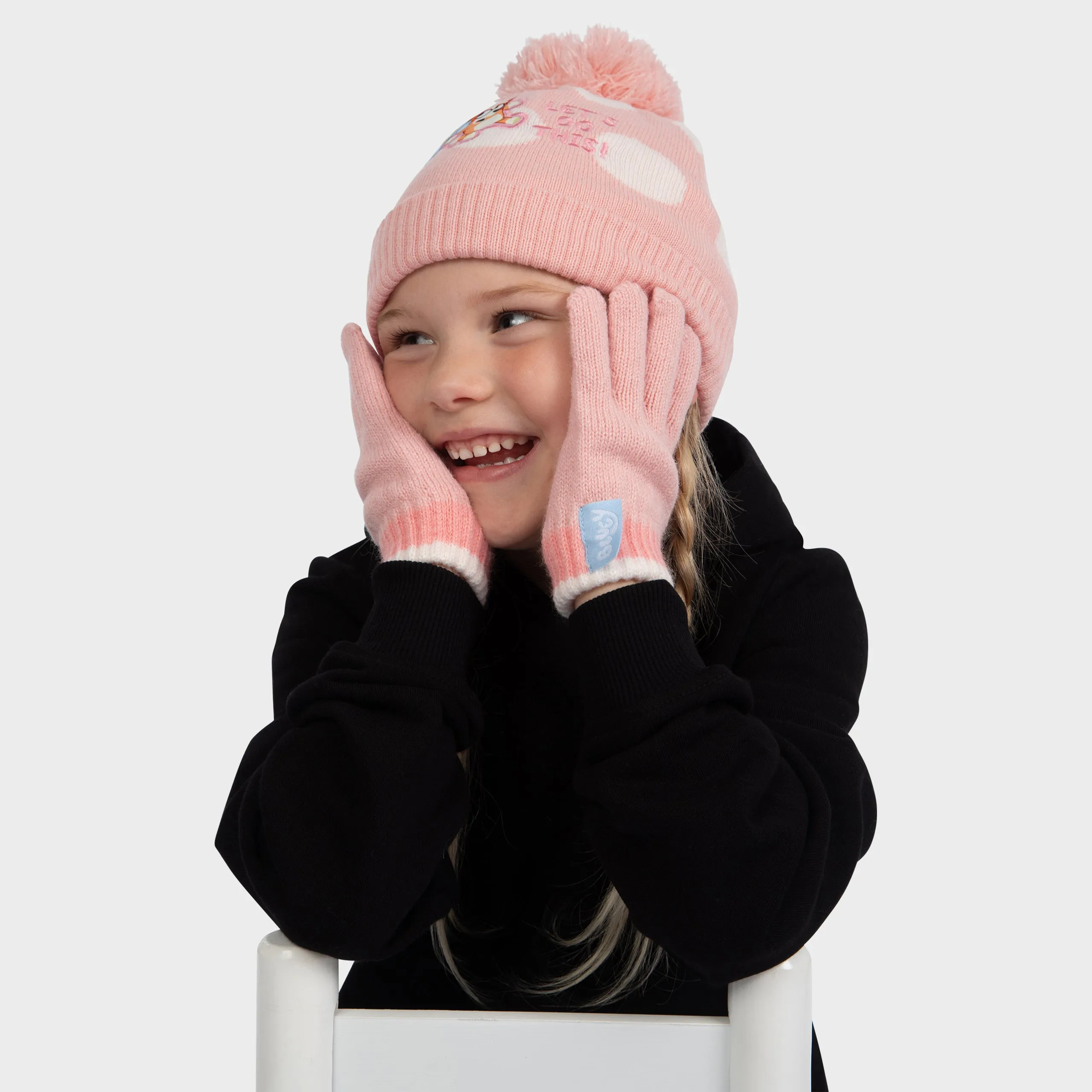 Bluey Hat And Gloves Set - Let’s Do This!