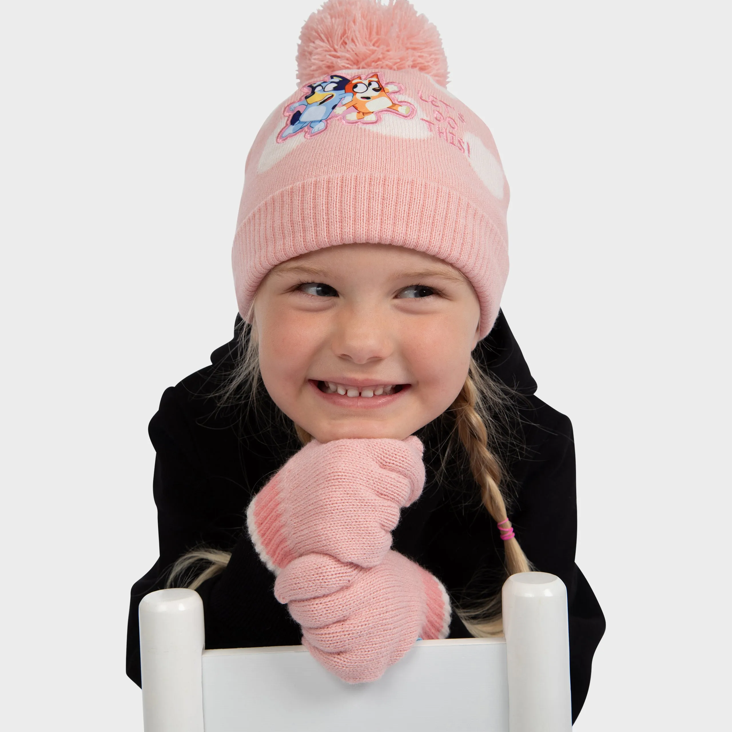 Bluey Hat And Gloves Set - Let’s Do This!