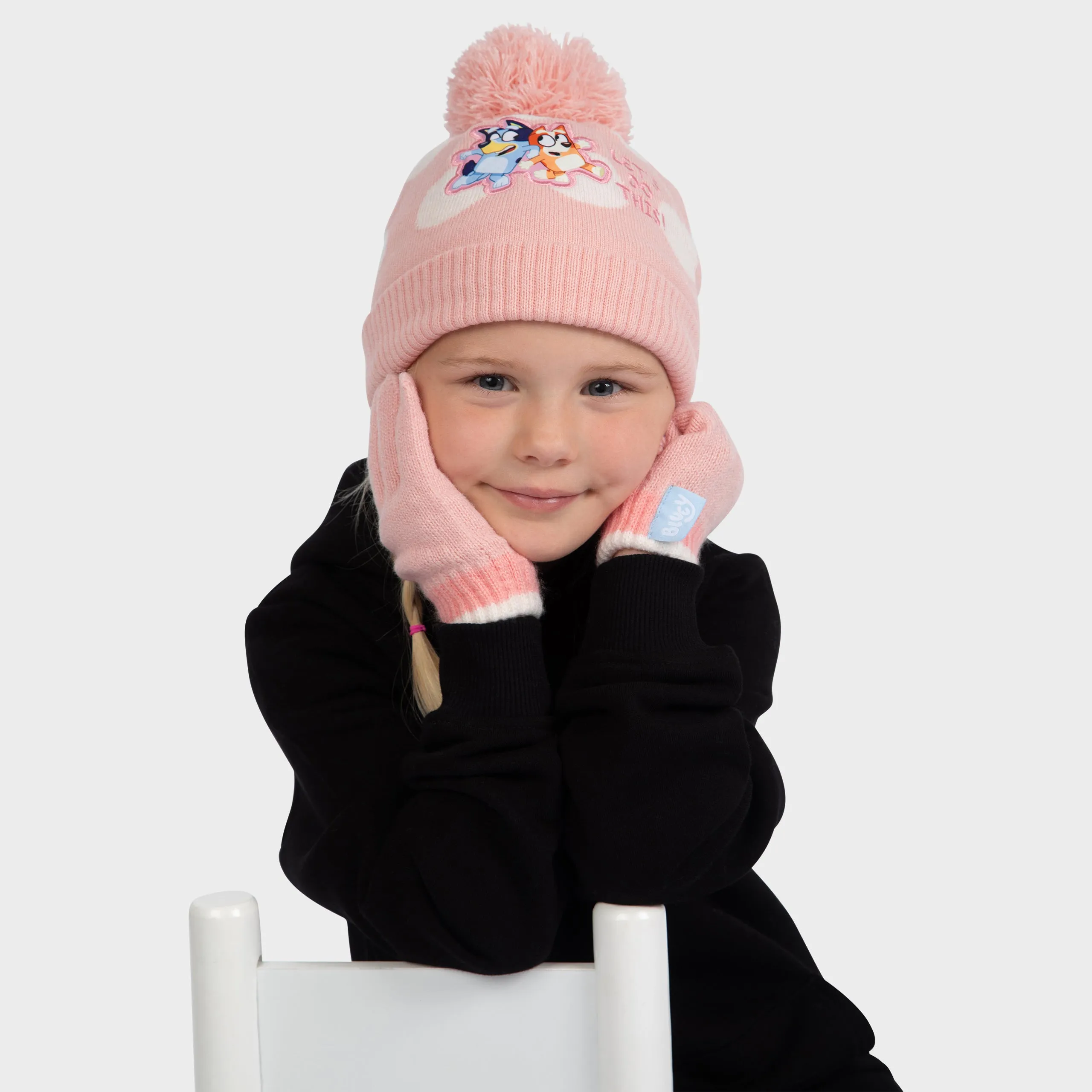 Bluey Hat And Gloves Set - Let’s Do This!