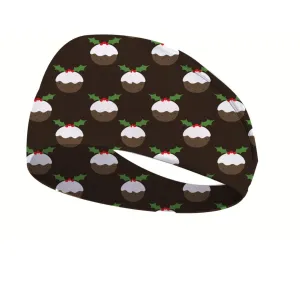 Christmas Pudding Active Running Headband