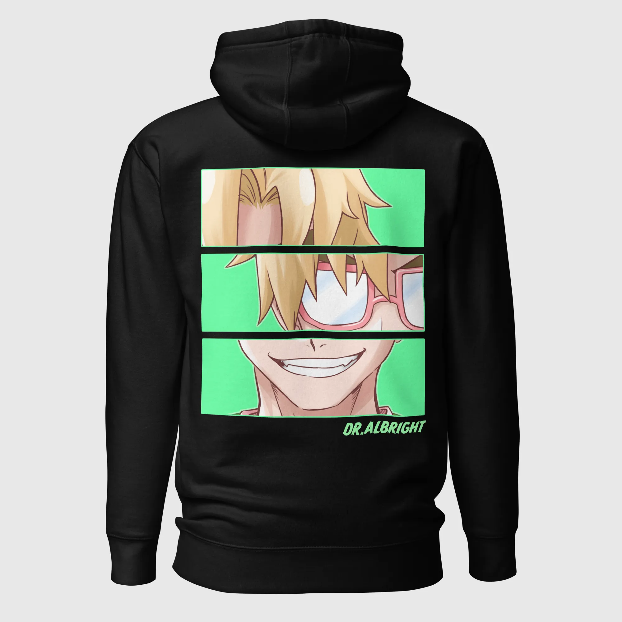 CLINIC OF HORRORS - DR. ALBRIGHT PANELS UNISEX HOODIE