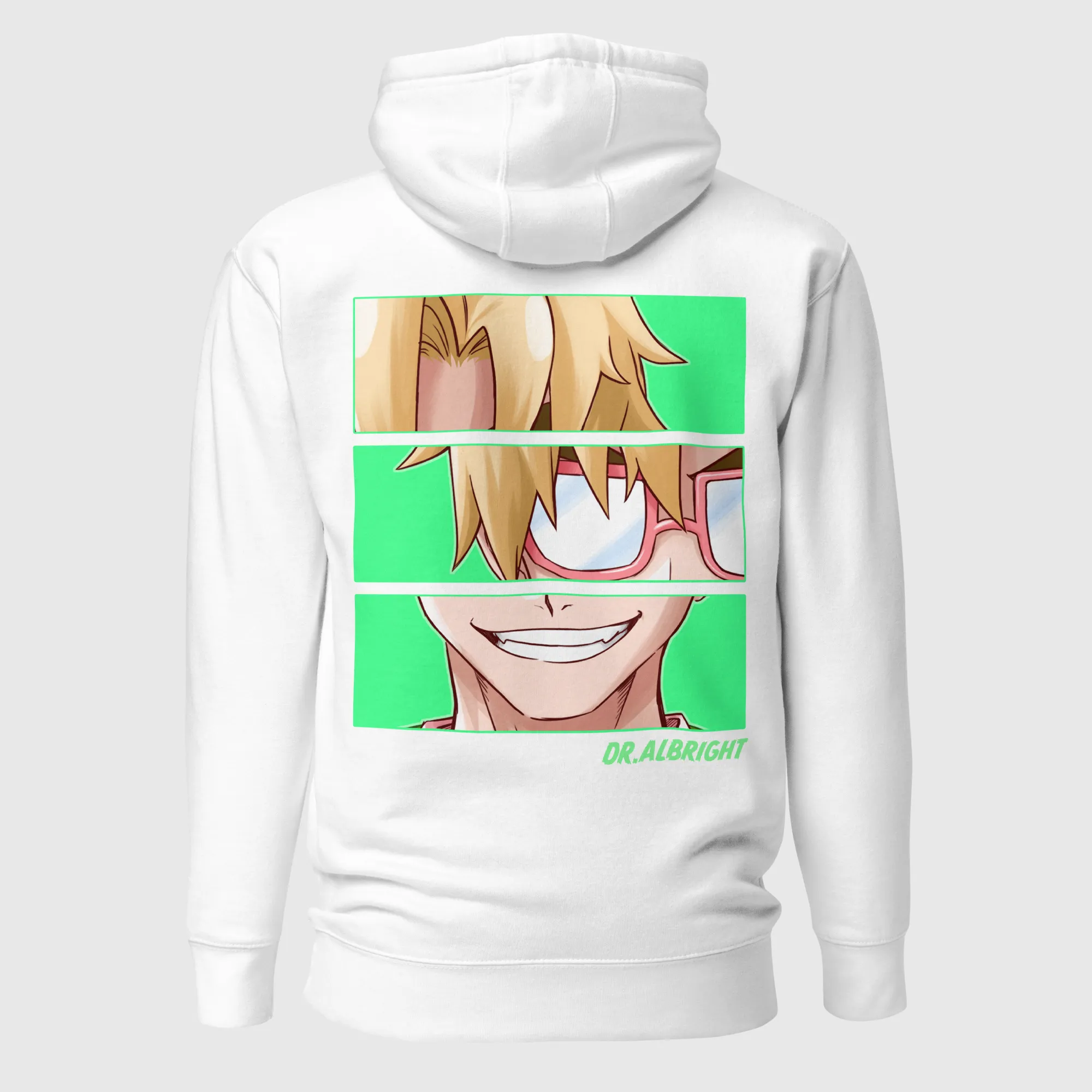 CLINIC OF HORRORS - DR. ALBRIGHT PANELS UNISEX HOODIE