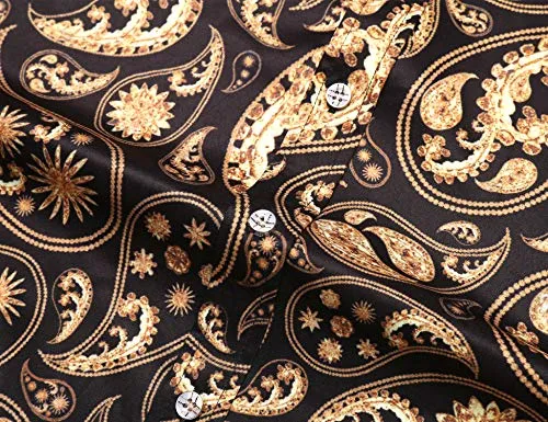 Daupanzees Mens Long Sleeve Fashion Luxury Design Print Dress Shirt at Amazon Menâs Clothing store: