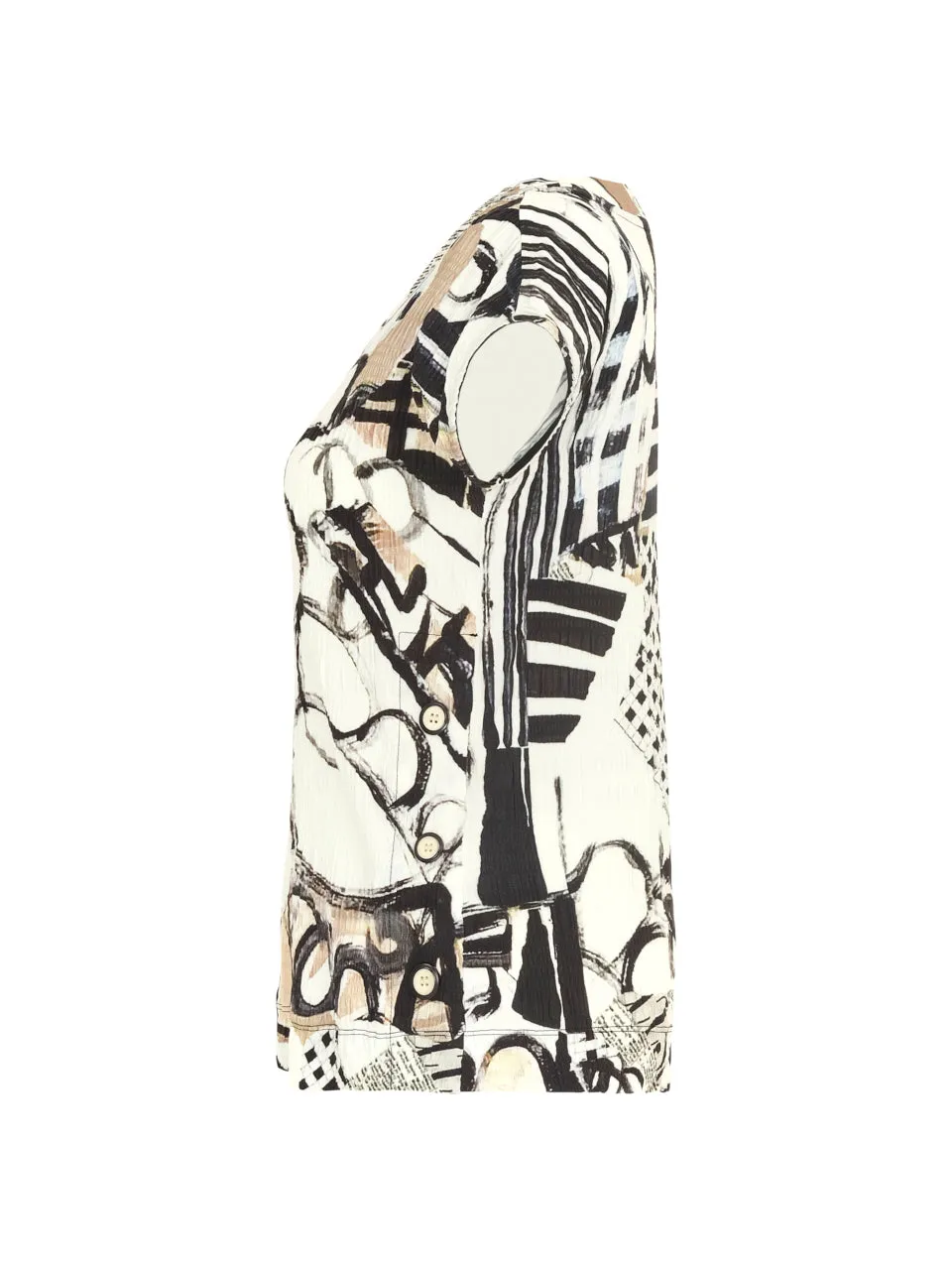 Dolcezza Decoding V Neck Top