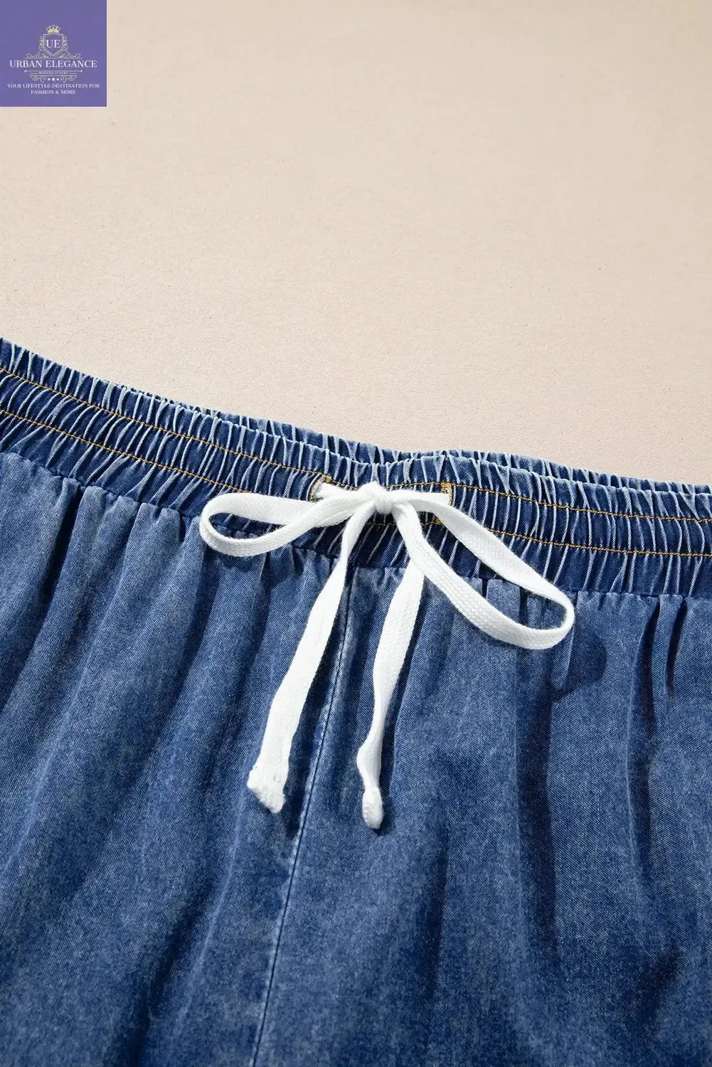 Dusk Blue Plus Size High Waist Jeans