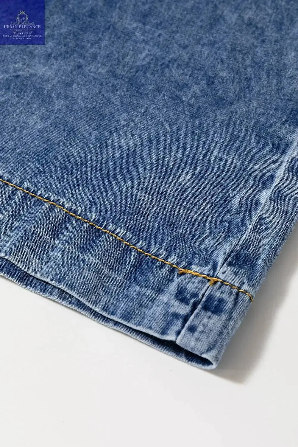 Dusk Blue Plus Size High Waist Jeans