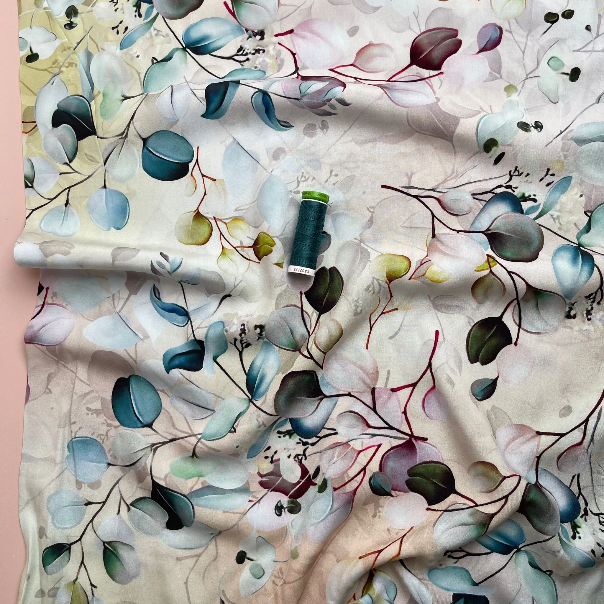 Elegant Eucalyptus Viscose Fabric