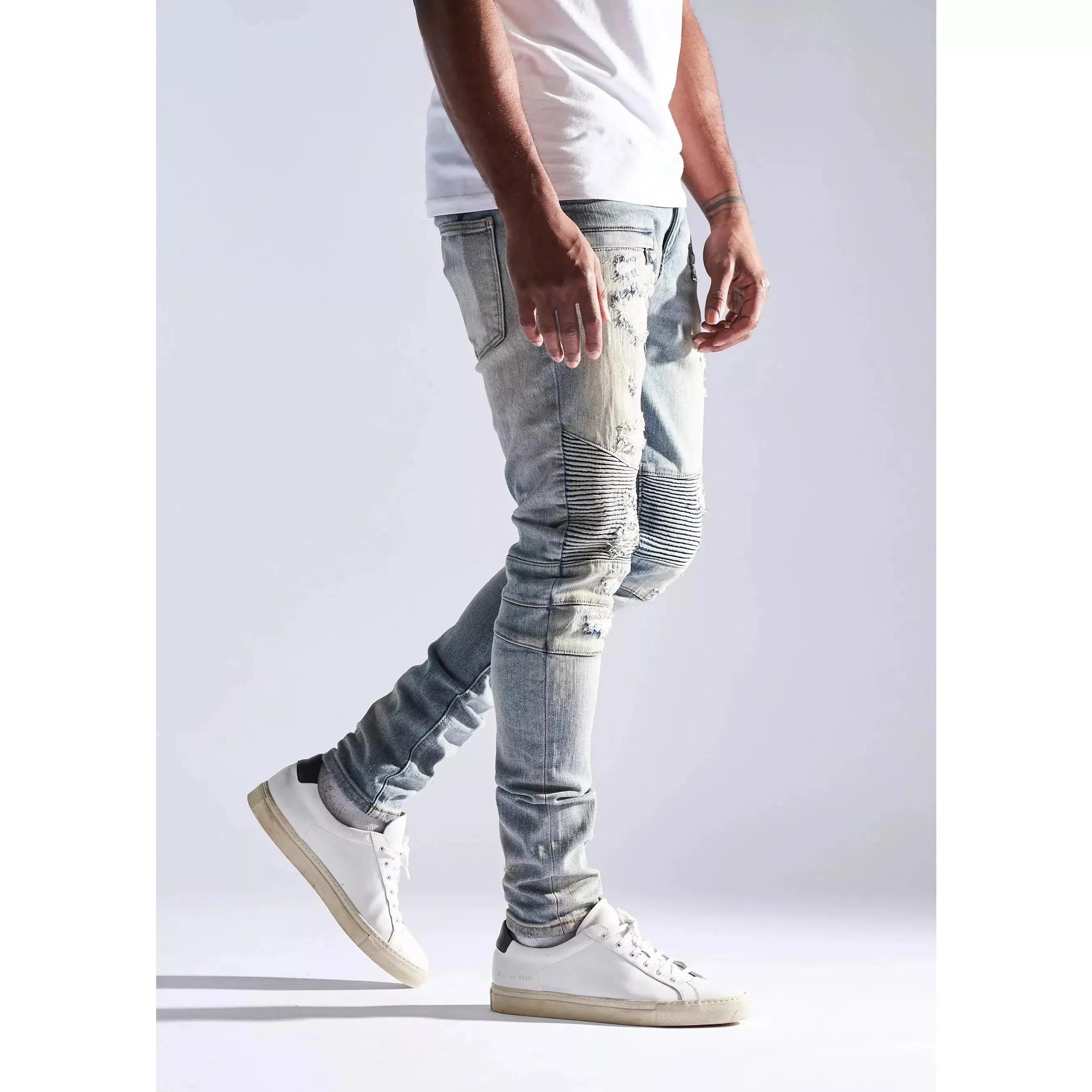 Embellish FB9 Blue Biker Denim Jeans (EMBHOL21-1-11)