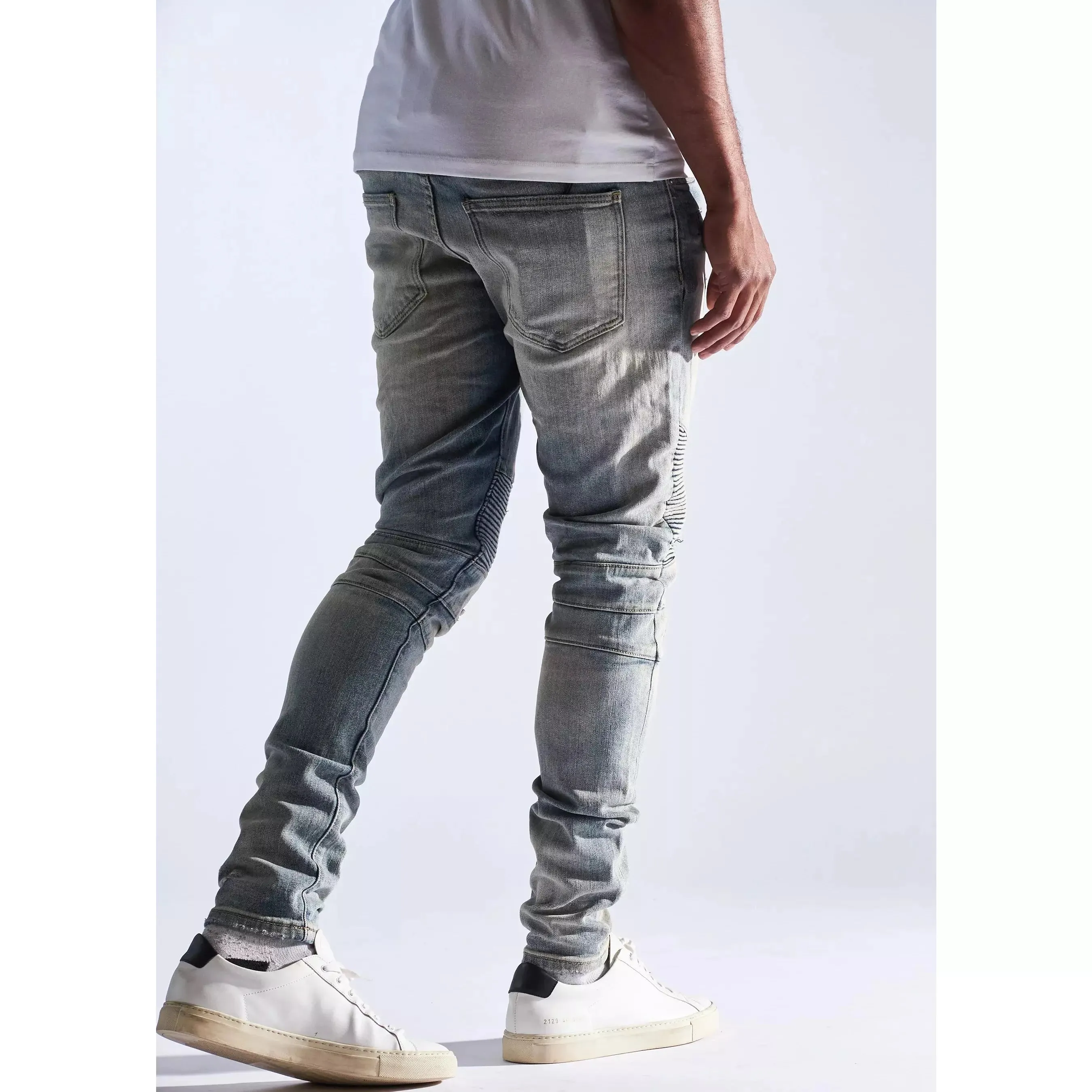 Embellish FB9 Blue Biker Denim Jeans (EMBHOL21-1-11)