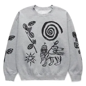 ETHIOPIA PRINT VINTAGE SWEATSHIRT