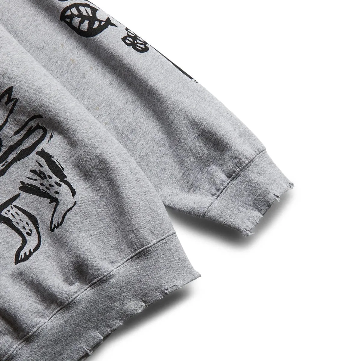 ETHIOPIA PRINT VINTAGE SWEATSHIRT