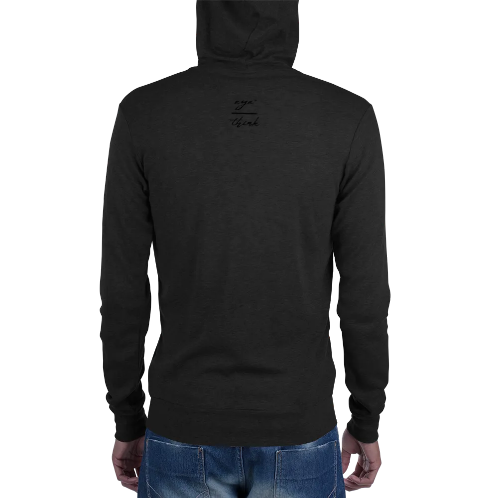 eyeoverthink® Unisex zip hoodie