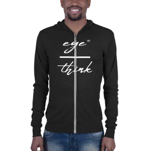 eyeoverthink® Unisex zip hoodie