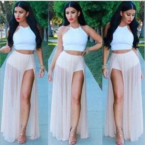 Flown Away Gothic Long Skirt