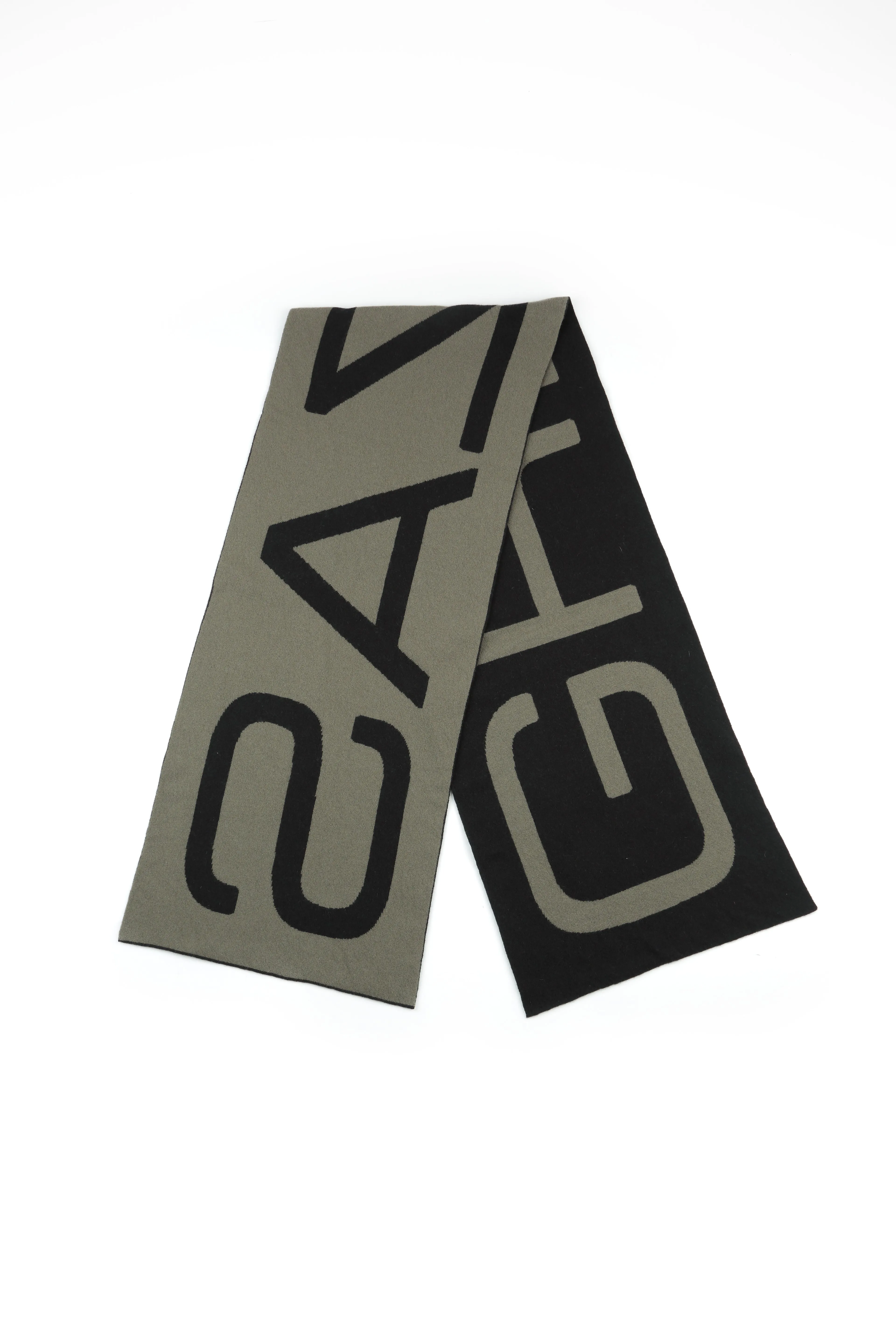 GRIZAS Grey Soft Wool Scarf