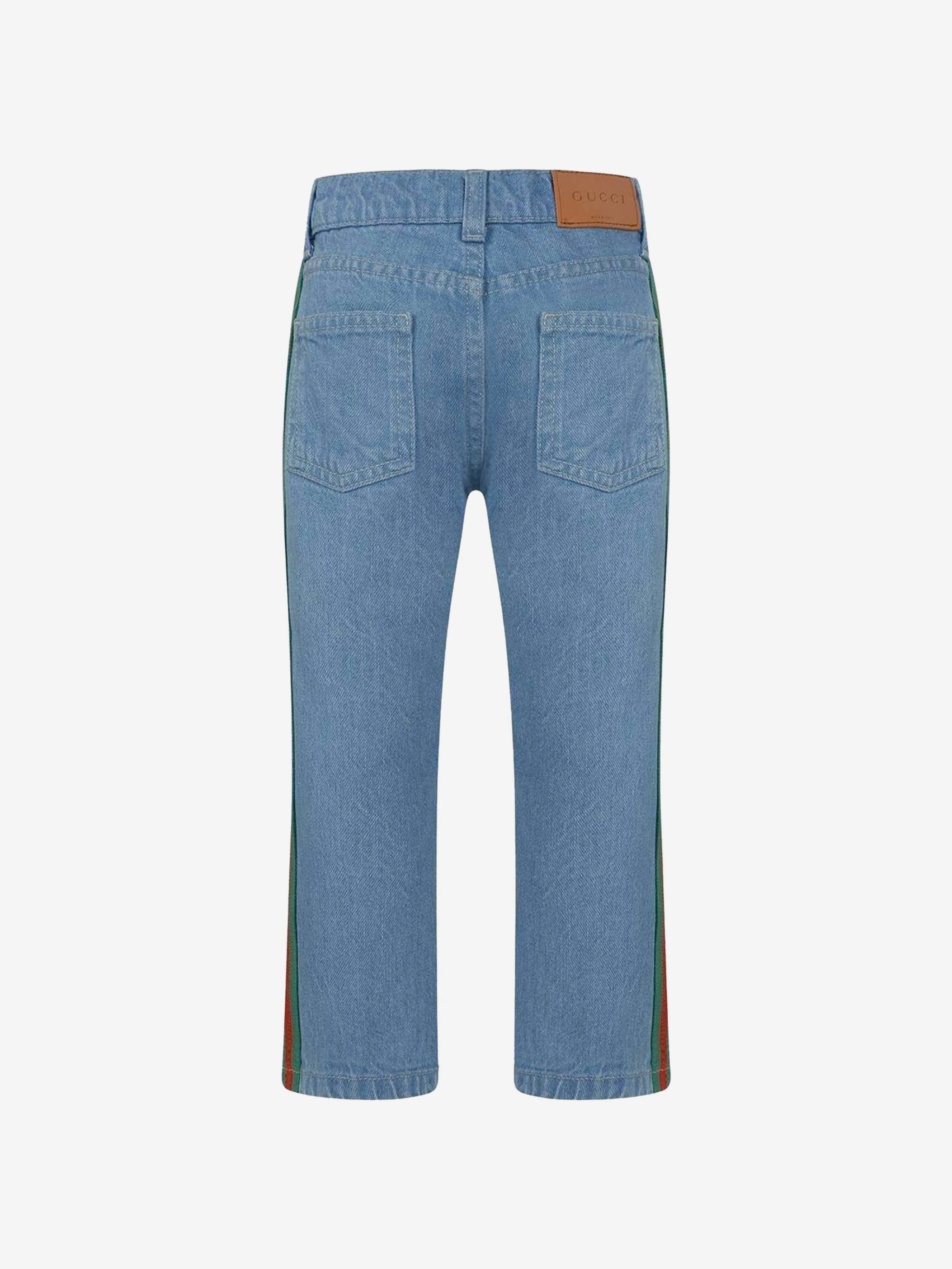 Gucci Boys Jeans With Web