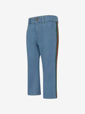 Gucci Boys Jeans With Web
