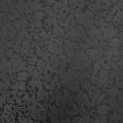 Gun Metal Grey Jacquard Silk Scarf