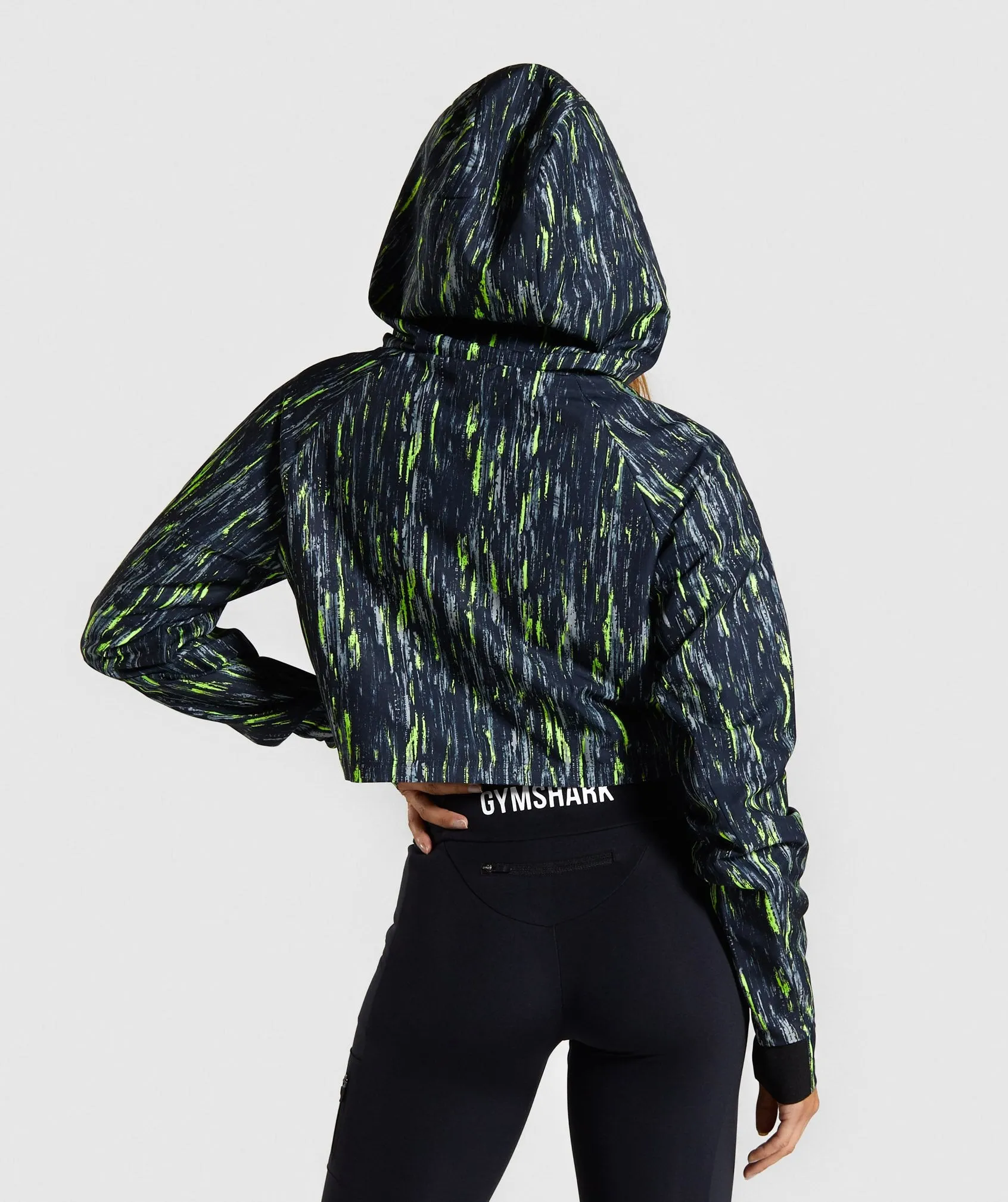 Gymshark Non Stop Cropped Hoodie - Print
