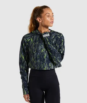 Gymshark Non Stop Cropped Hoodie - Print