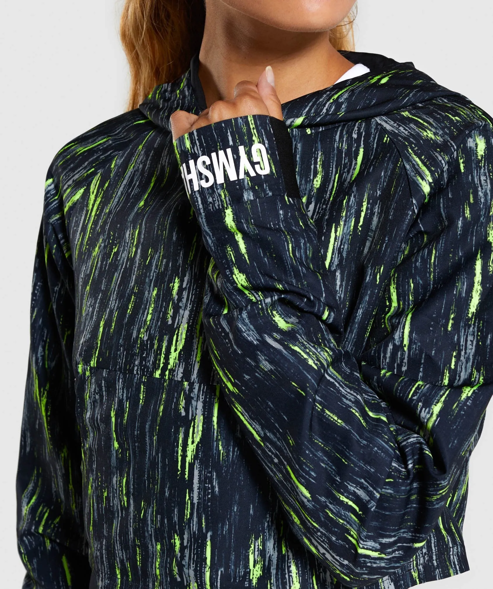 Gymshark Non Stop Cropped Hoodie - Print