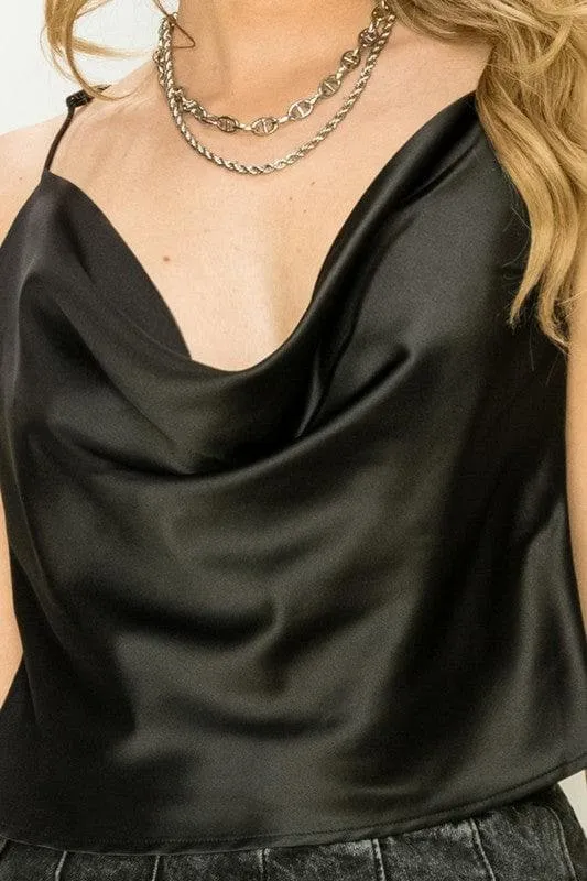 HYFVE Love Forever Cowl Neck Top