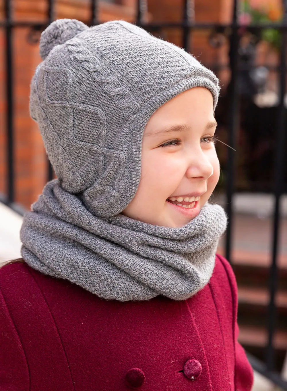 Jamie Hat in Grey Marl