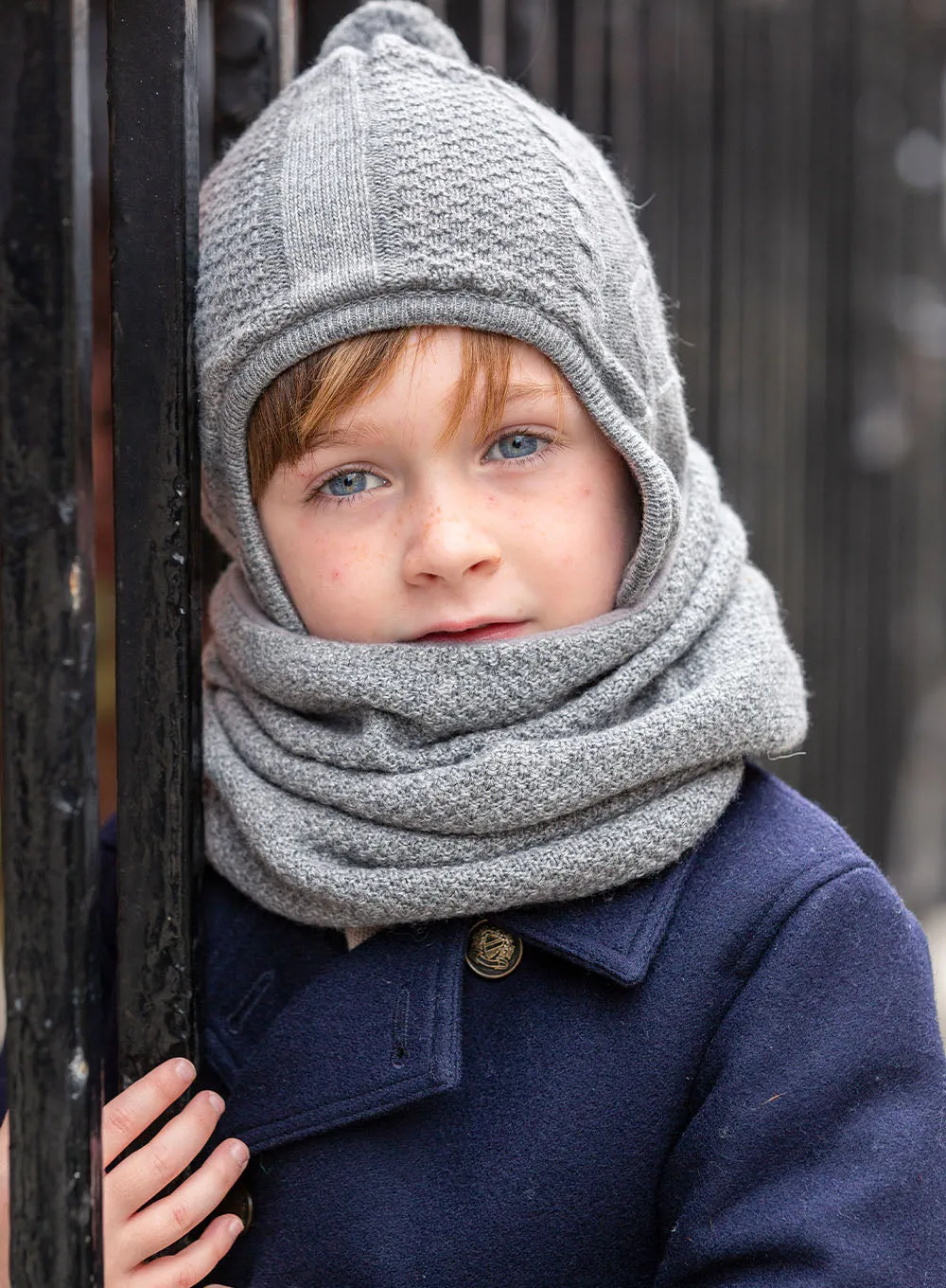 Jamie Hat in Grey Marl