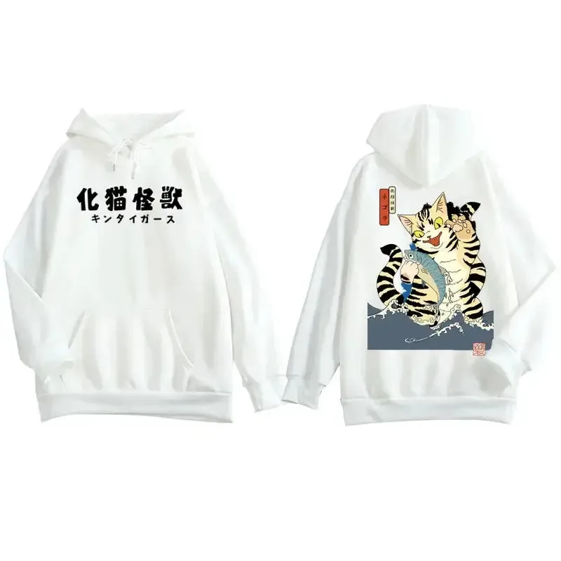 Japan Style Cats Harajuku Oversize Hoodie