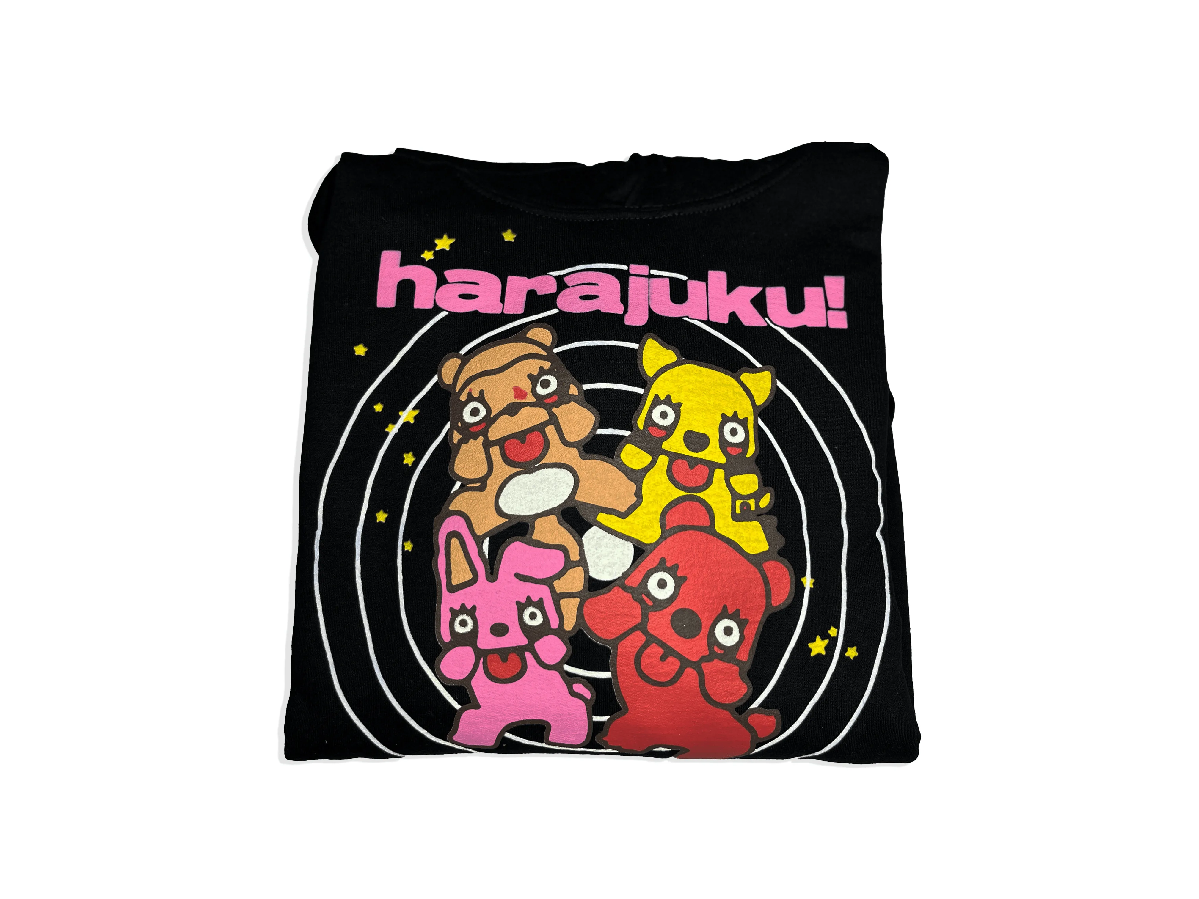 Kawaii Style "Friends" Hoodie Black