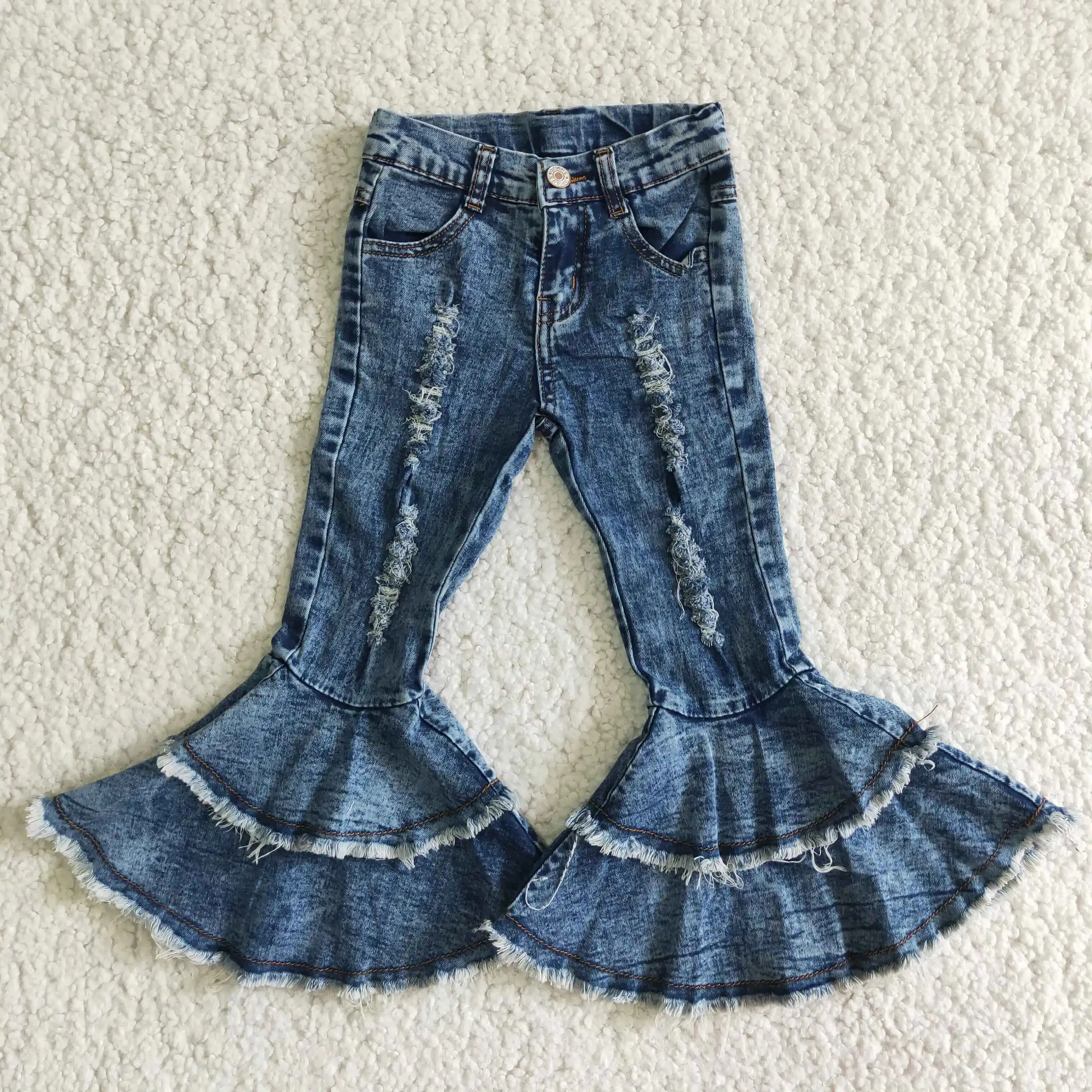 Ke'mora Fashion Print Denim Jeans