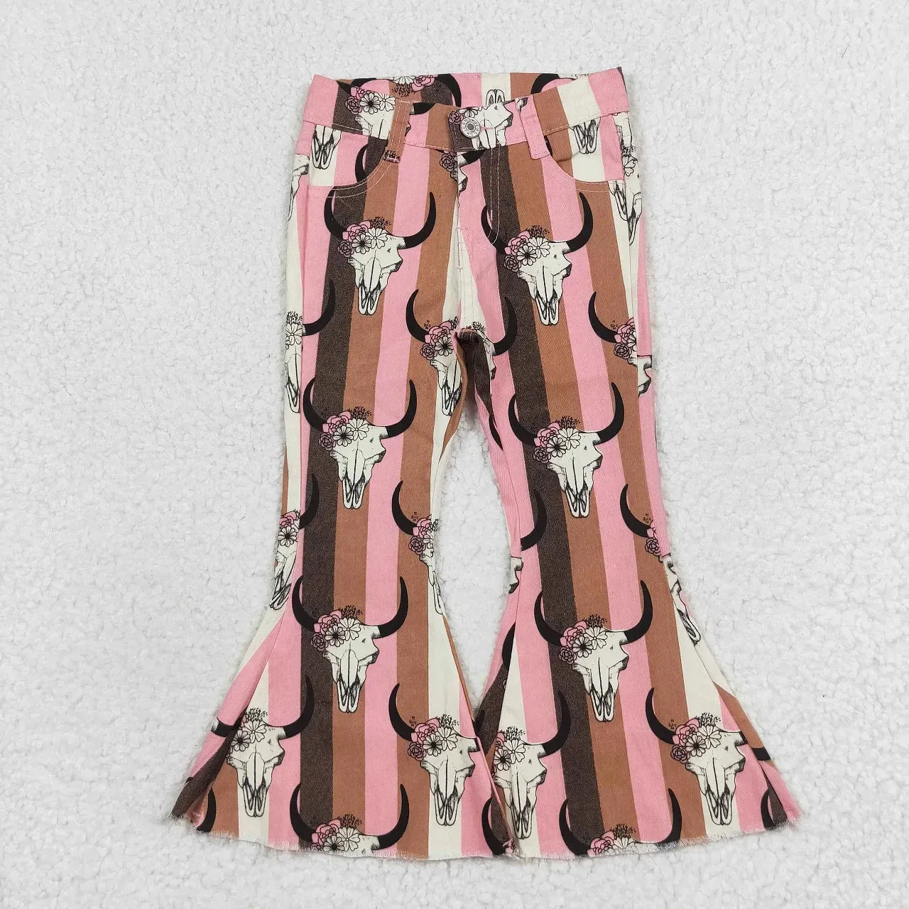 Ke'mora Fashion Print Denim Jeans