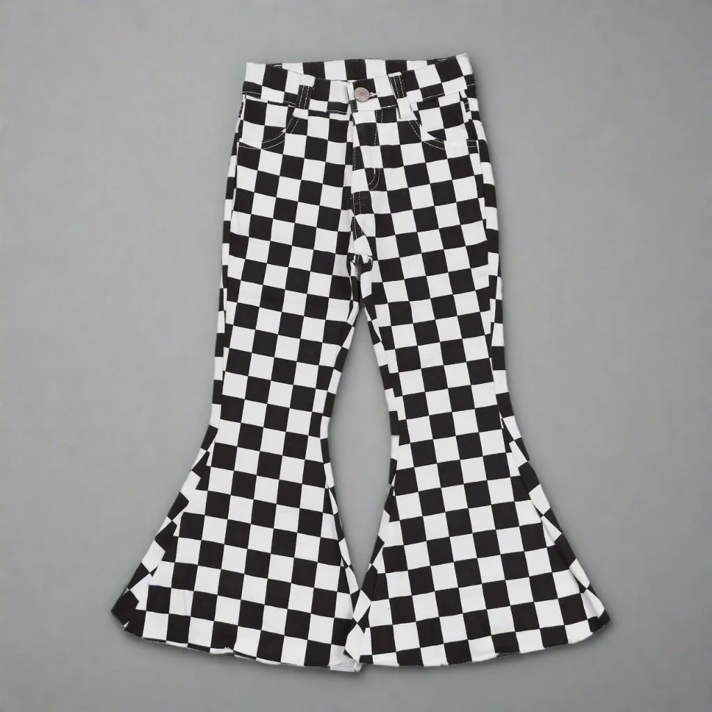 Ke'mora Fashion Print Denim Jeans