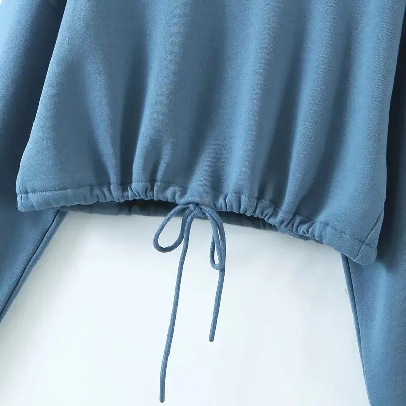 LOOSE CROPPED PULLOVER