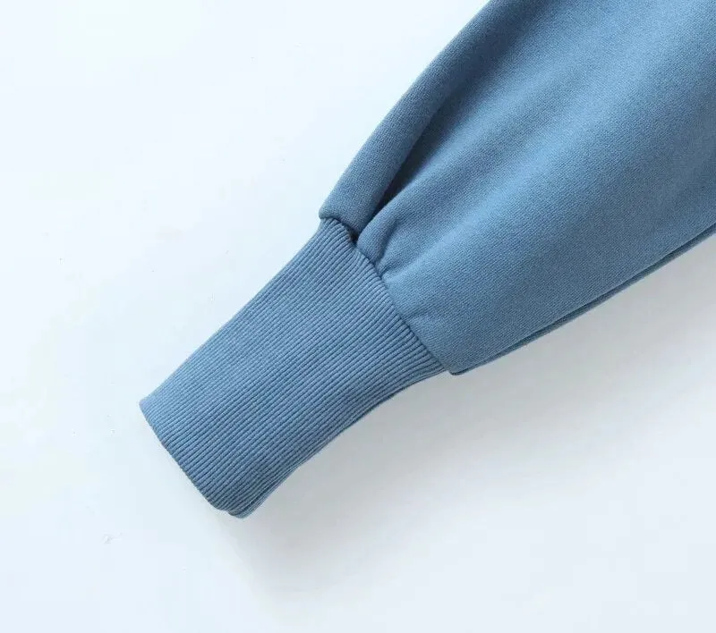 LOOSE CROPPED PULLOVER