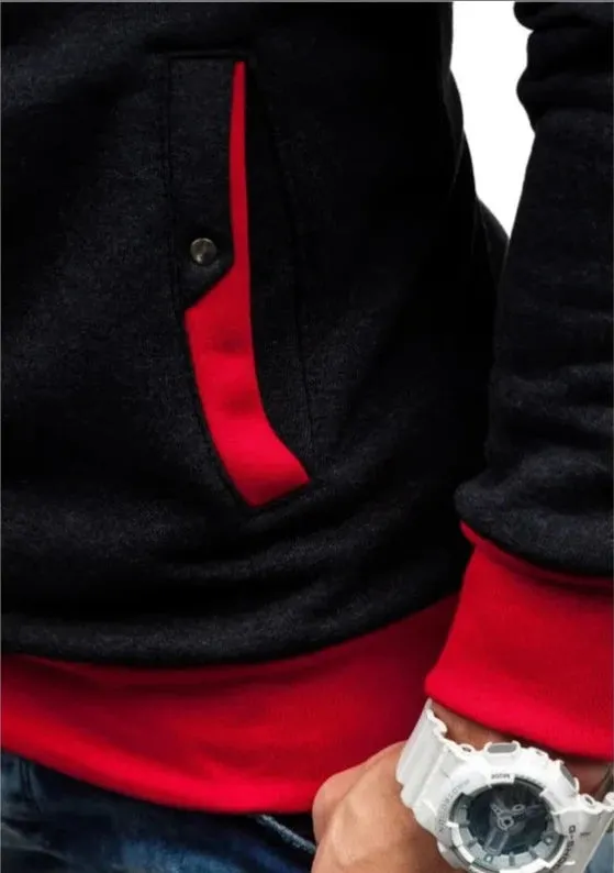 Luexco Mens Hoodies Contrast Streetwear
