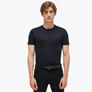 Men's CT Pixel Stitch Orbit Logo Cotton T-Shirt