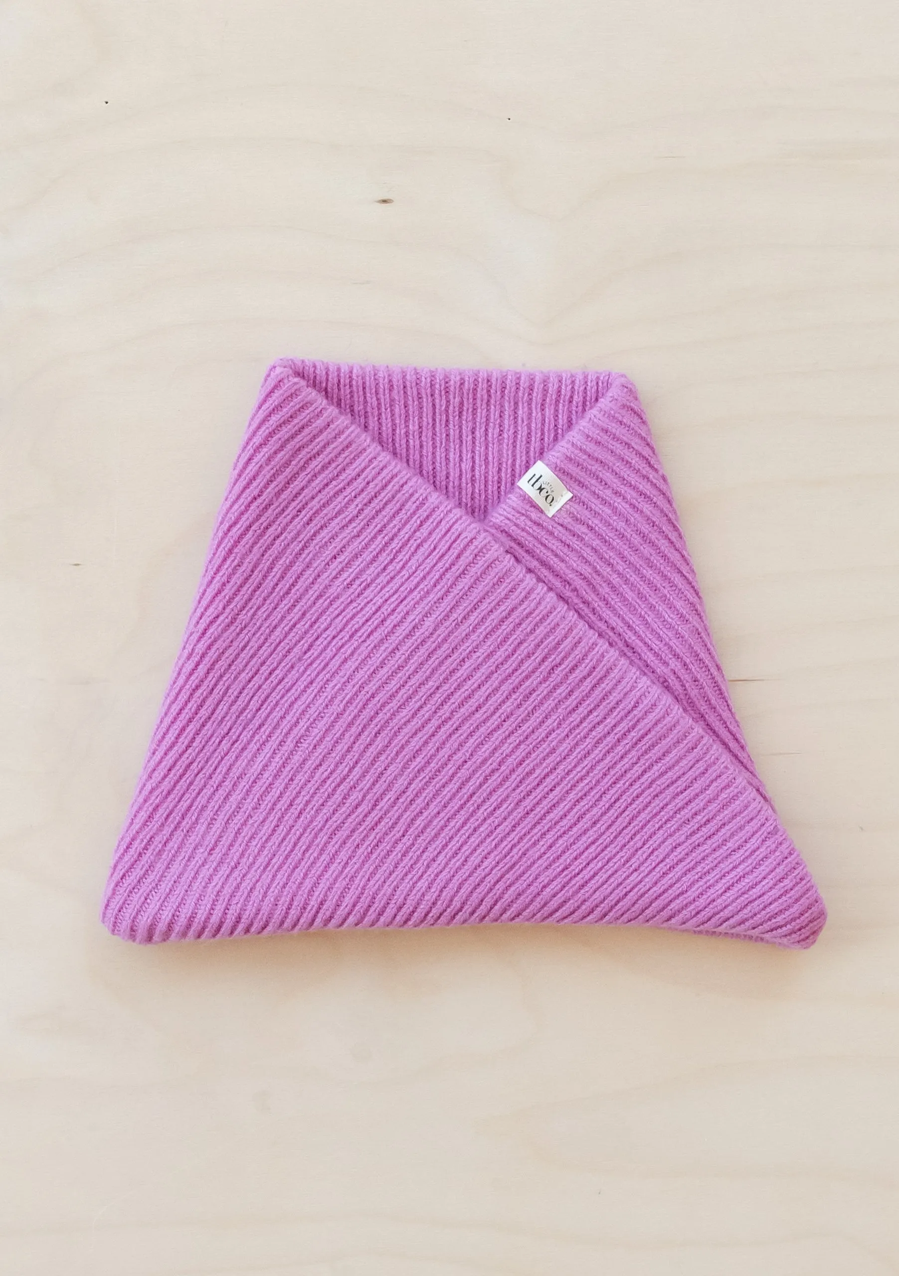 Merino Wool Kids Neck Warmer in Pink