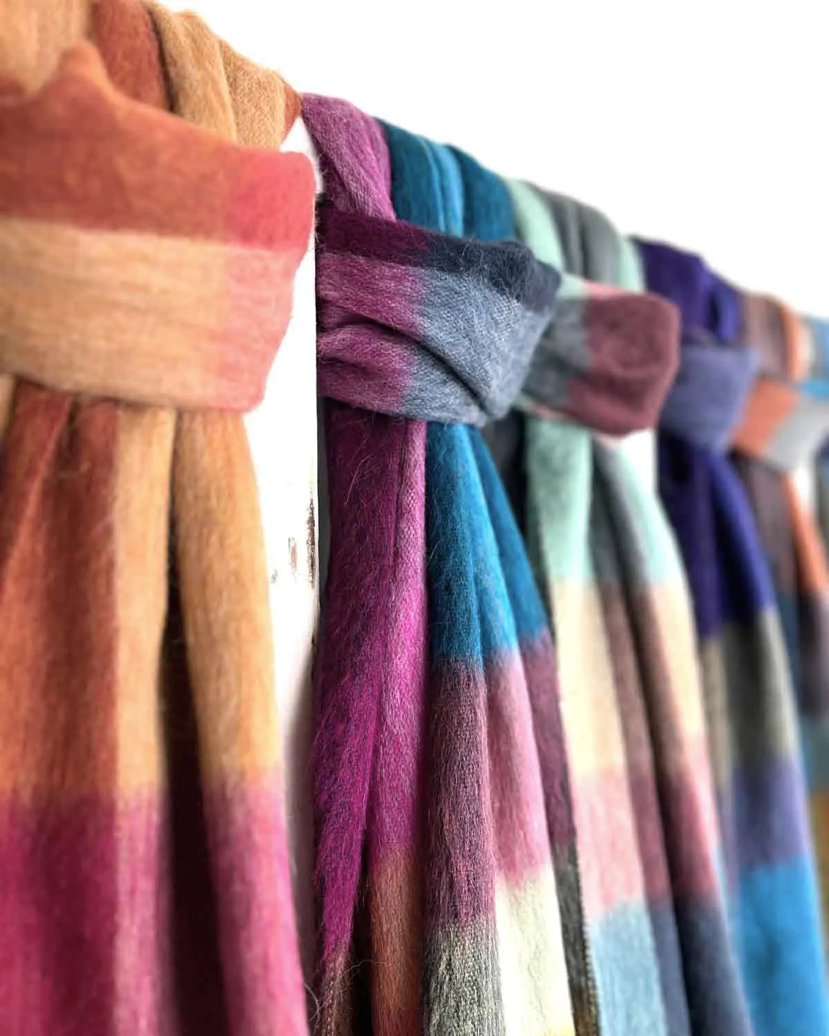 NEW! Alpaca Plaid Scarf - Equinox