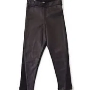 Nununu Black Second Skin Leather Leggings