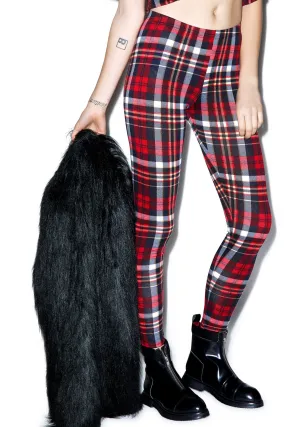 Plaid Gurl Club Legging