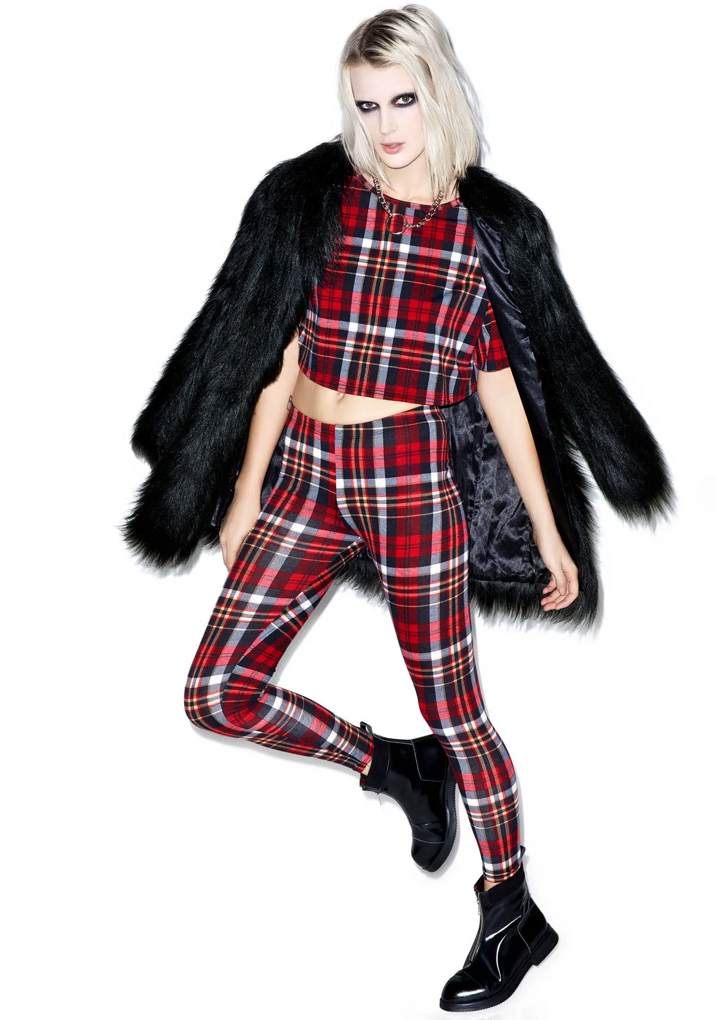 Plaid Gurl Club Legging