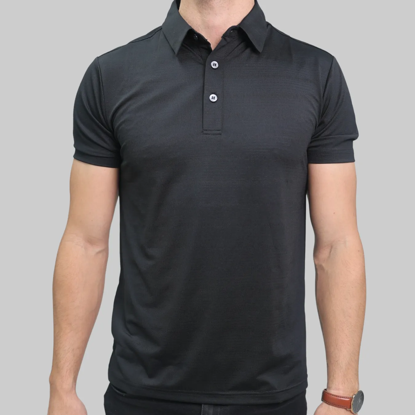 PREMIUM POLO SHIRT - BLACK